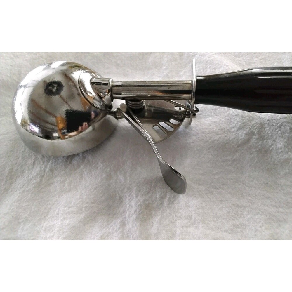 Vintage Ice Cream Scoop Black w/Blue End Plastic Handle ABC #12 Japan - Picture 7 of 7